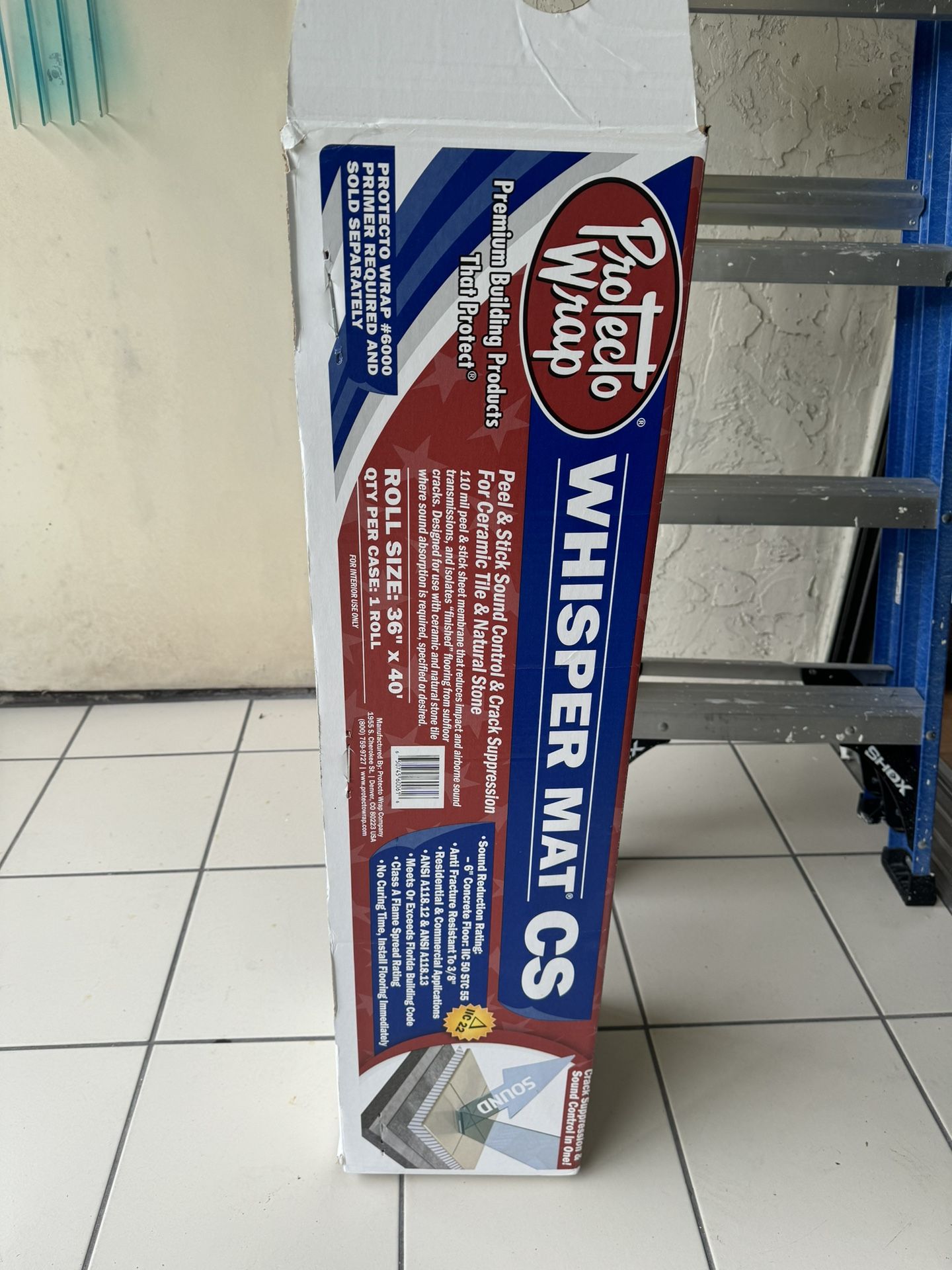 Protecto Wrap Whisper Mat & PW 6000 Primer For Floor Sound Control