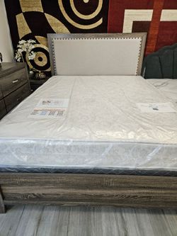 Queen Bed Frame With Mattress  $499