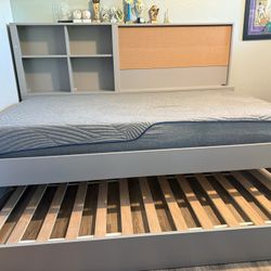 Trundle Twin Bed Combo + Mattress $250