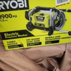 RYOBI  1900PSI PRESSURE WASHER ELECTRIC 