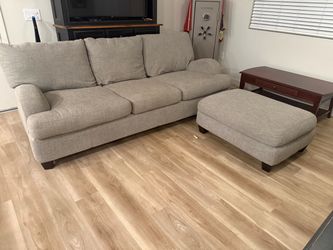 Couch and ottoman