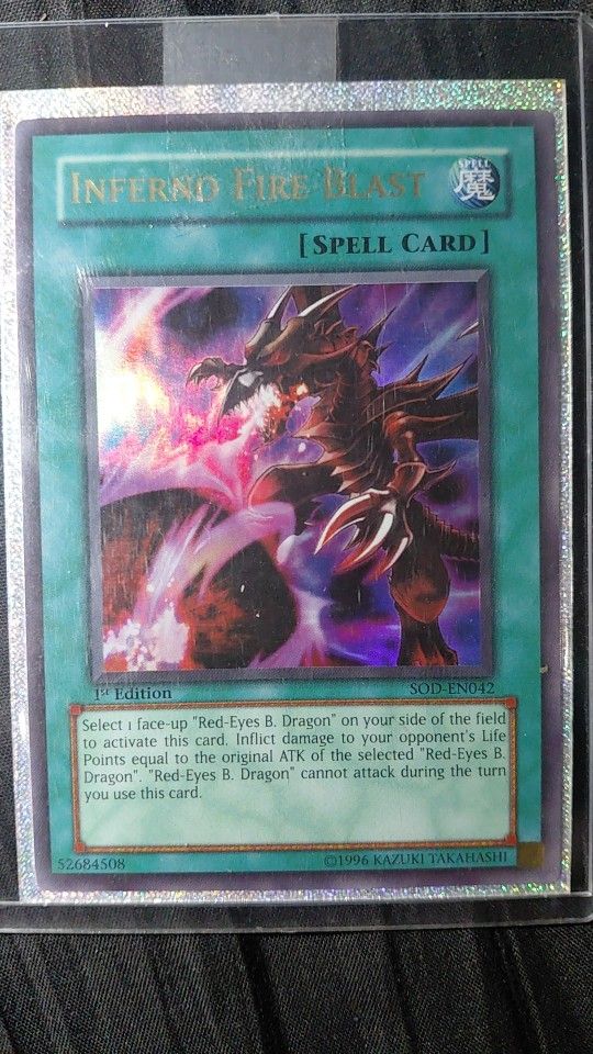 Yu-Gi-Oh 1st Ed. Inferno Fire Blast (SOD-EN042)