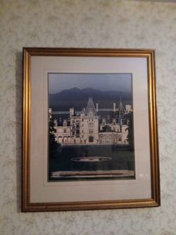Three large Framed Prints of Biltmore Estate