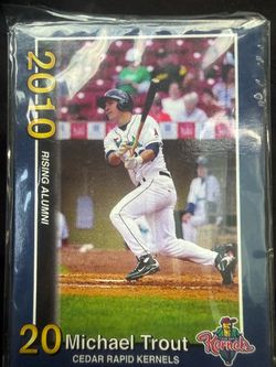 2010 Mike Trout Cedar Rapids Kernels Card