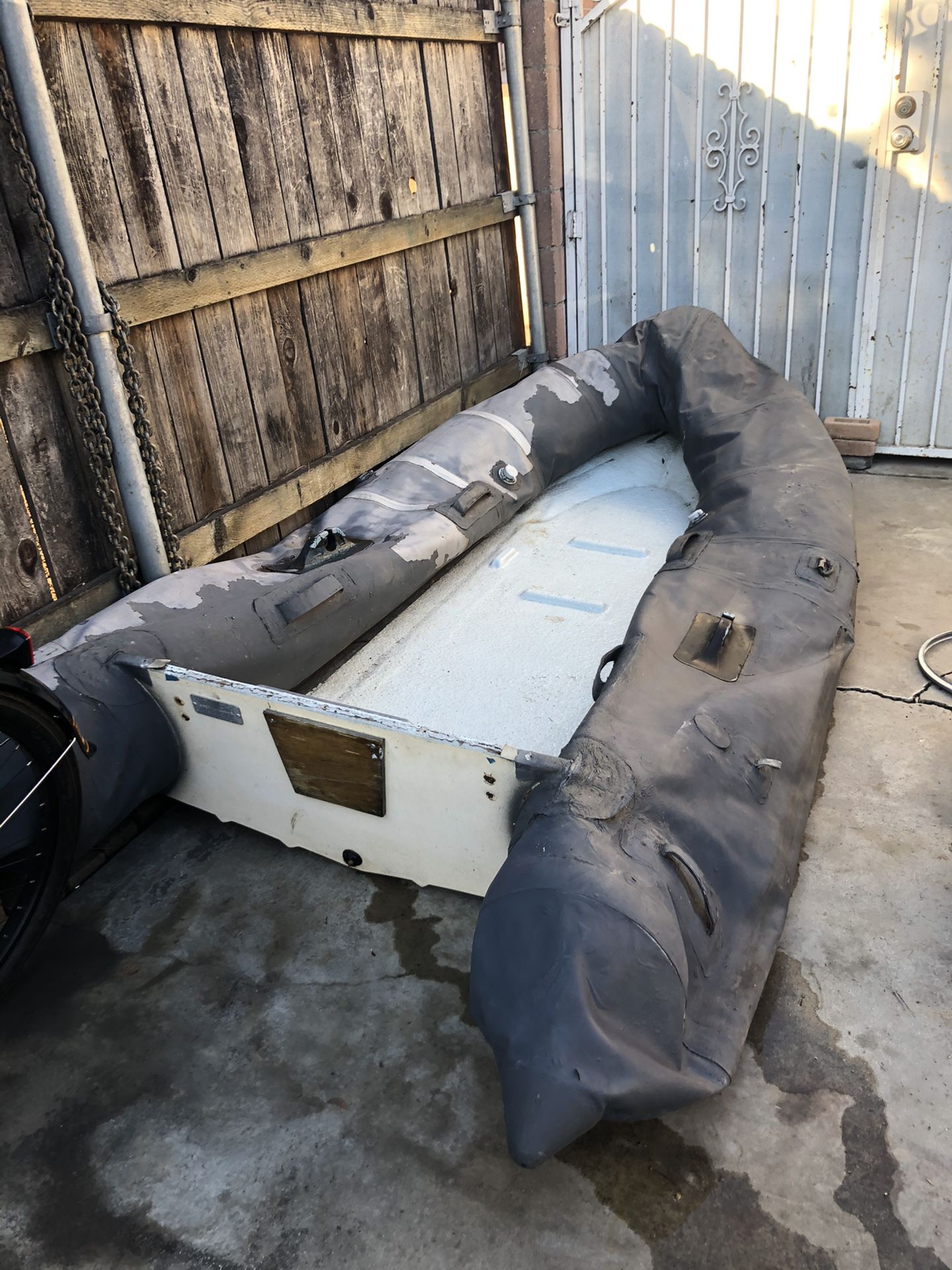 Avon inflatable boat ready to be restored holds air $35.00