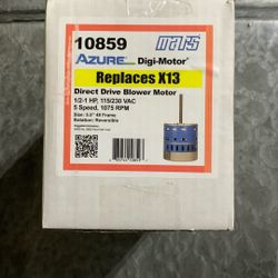 Mars Azure 10859 Direct Drive Blower Motor 