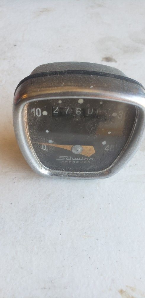 Vintage Schwinn Krate Stingray Speedometer