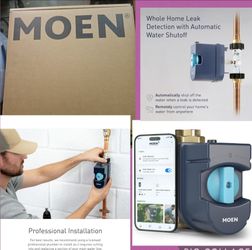 Moen water monitor shut off valve 1.25"