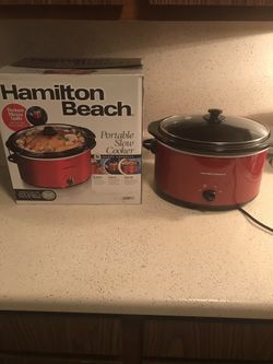 HAMILTON BEACH Portable Slow Cooker 33155