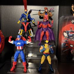 Marvel Legends Figure Lot X-men 97 Captain America