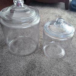 Anchor Hocking Heritage Hill 1 Gallon and 2 Galon Glass Jar with Lid,