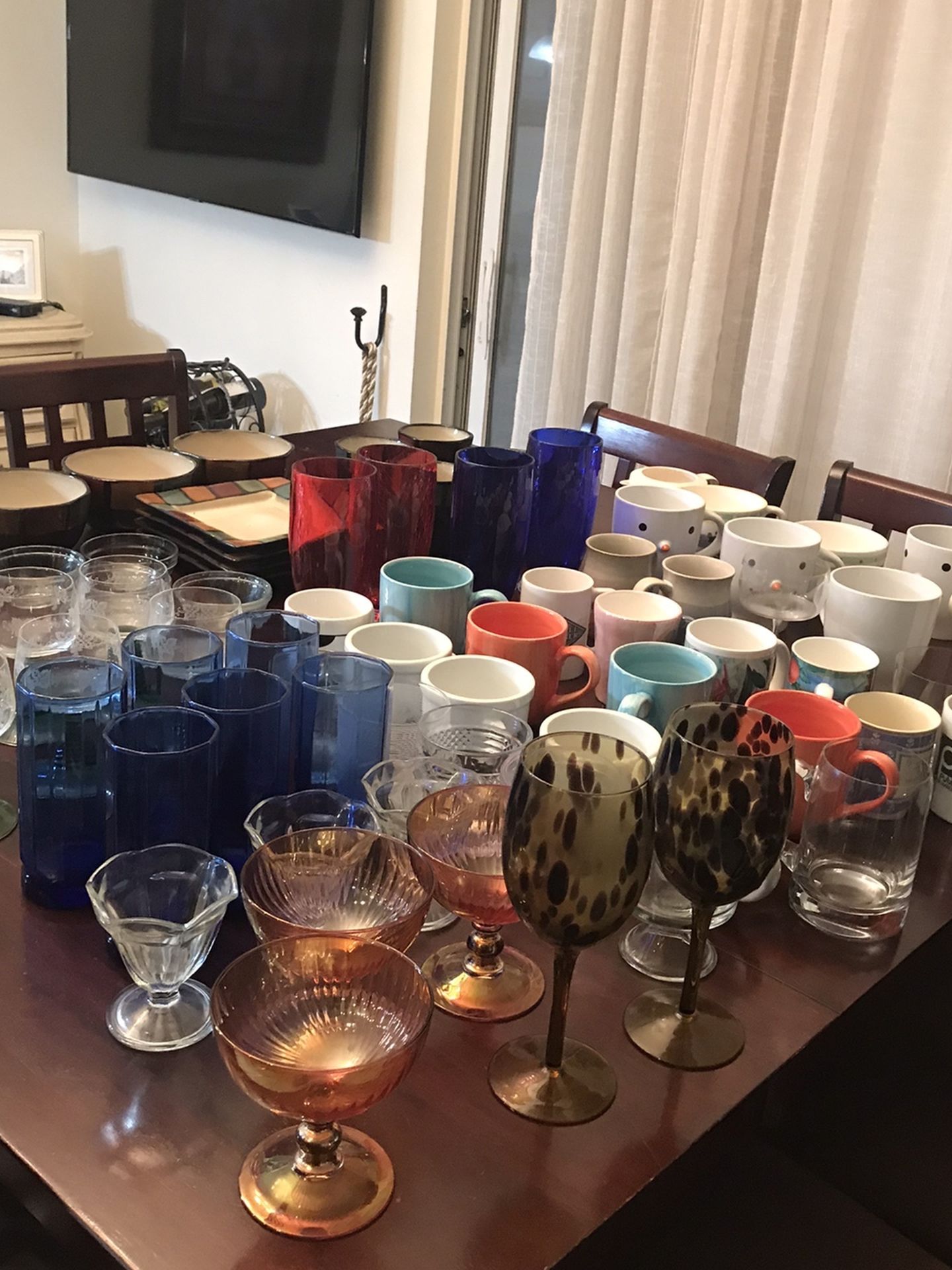 cups and glasses