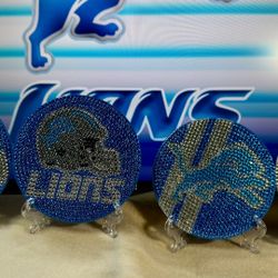 Detroit Lions Diamond Art Coasters