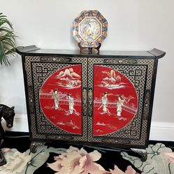 Vintage Asian Console Table (Delivery Service Available)