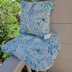 Outdoor Pillows Set For 2 Chairs $25