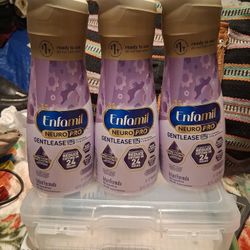 3 Brand New Bottles Of Enfamil 