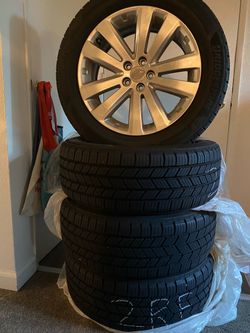 Set of 4 tires and wheels