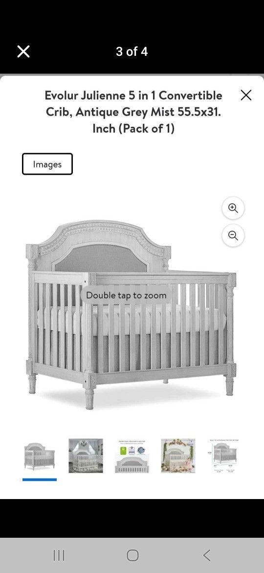 Baby Crib With Matress 