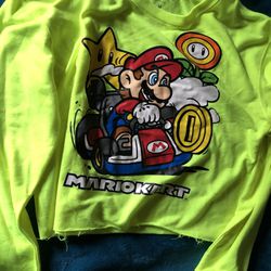 Mario Kart Crop Sweatshirt 