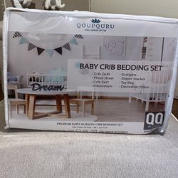 Gender Neutral Baby Crib Bedding Set 
