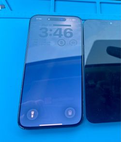 iPhone screen, battery,