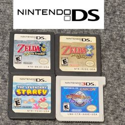 NINTENDO DS 3DS GAMES Legend Of Zelda, Monster Hunter, Legendary Starfy