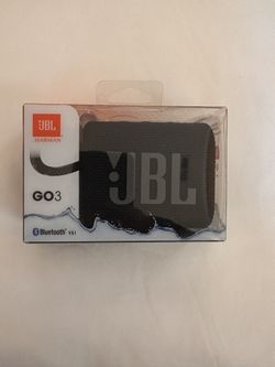 JBL Go3 Waterproof/Bluetooth Speaker (New)