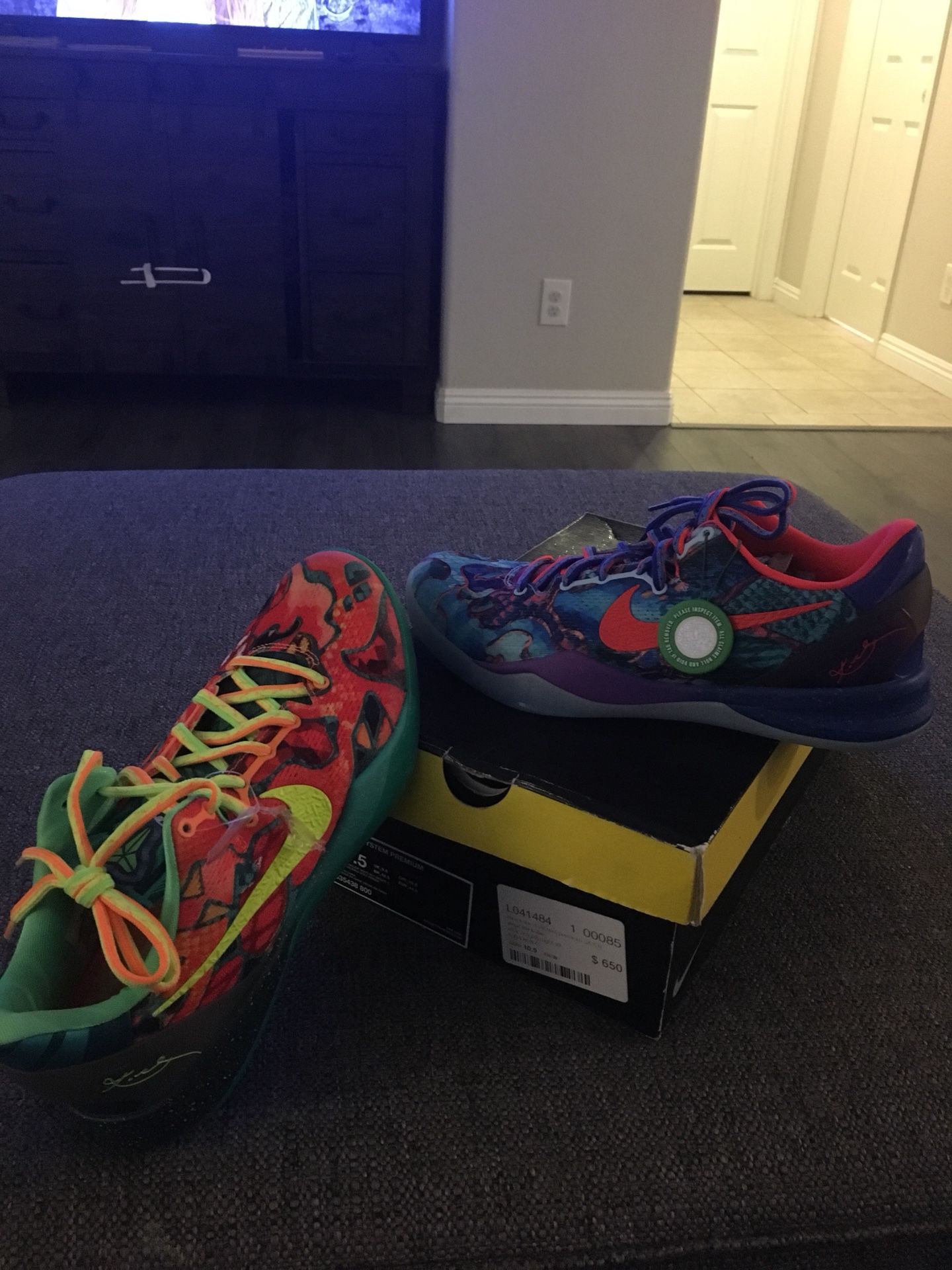 Kobe 8 Size 10.5 $780 on goat