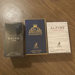 Maison Alhambra Men's Colognes Salvo Elixir, Kingsman, Alpine Eau De Parfums