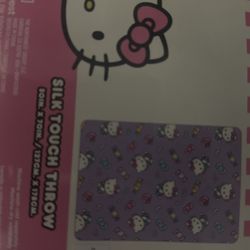 Hello Kitty Throw Blanket 