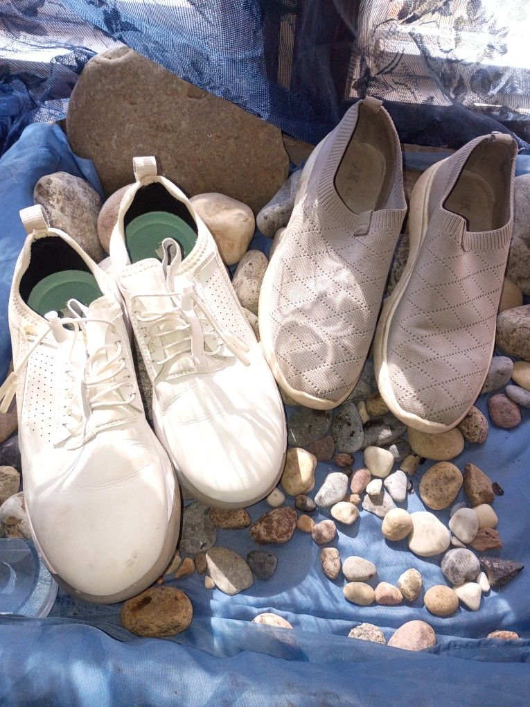 2 pairs of sneakers, size 9