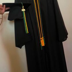 Black Graduation Cap And Gown Like Now