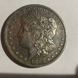 1882 Morgan Silver Coin Dollar San Francisco 
