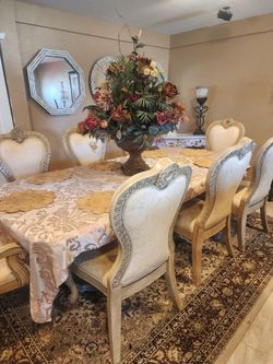 Comedor formal de 8 sillas / formal dining set with 8 chairs