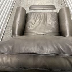 Pottery bone grey recliner
