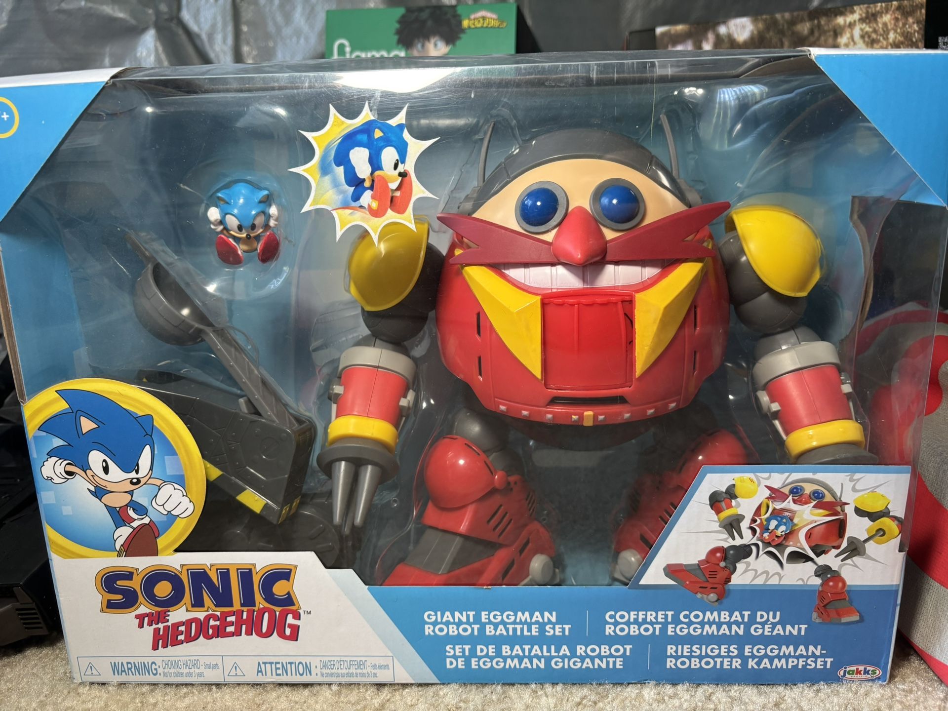 Sonic The Hedgehog & Egg Man Battle Damage Robot!