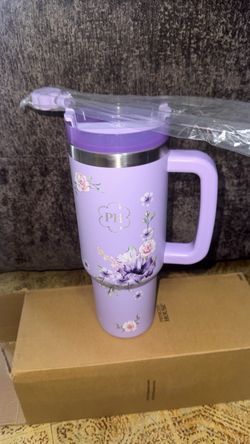 Baso Termico Morado Princess House Nuevo en Caja Baso Grande