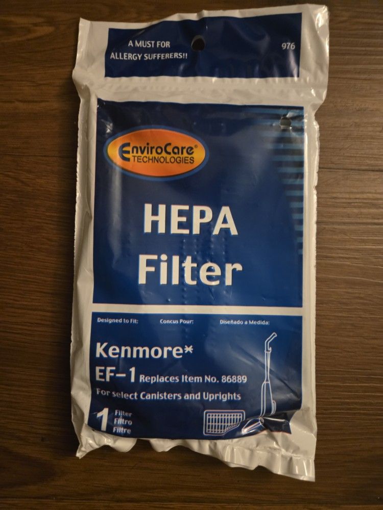 Kenmore Hepa Filter EF-1 for Kenmore 86889