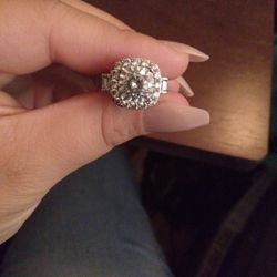 Silver 925 Diamond Ring