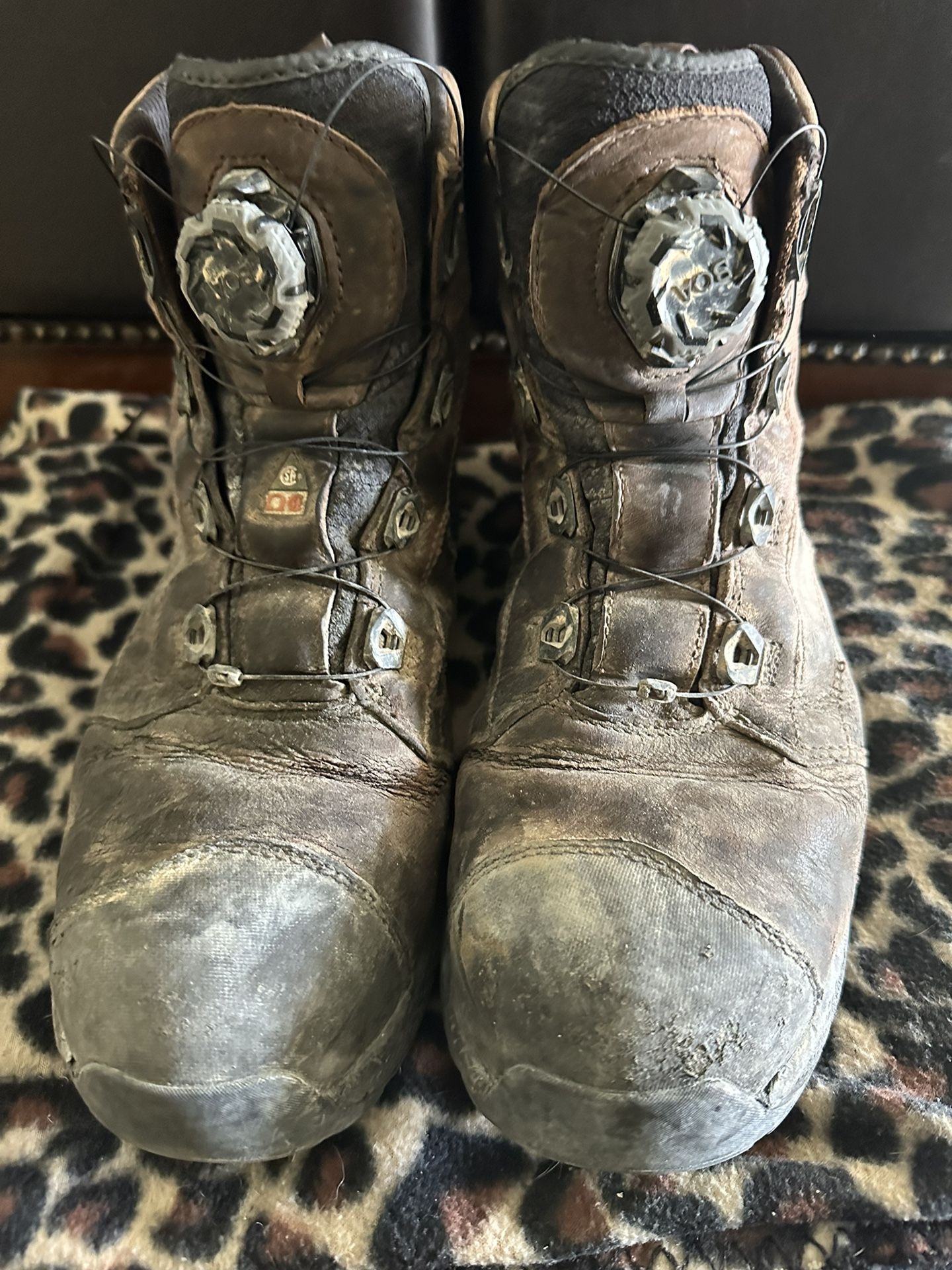 Used Red Wing Steel Toe Boots Size 12