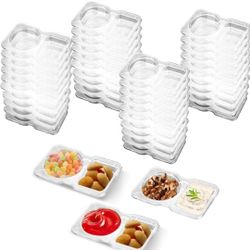 40 Sets Reusable Snack Containers with Lids