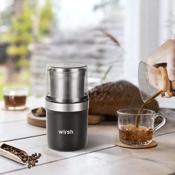 Coffee Grinder-Wirsh Herb Grinder with 5.3oz. Stainless Steel Removable Bowl-Electric  Spice Grinder with 200W Motor for Herbs,Spices,Coffee Beans,Nuts for Sale  in El Monte, CA - OfferUp