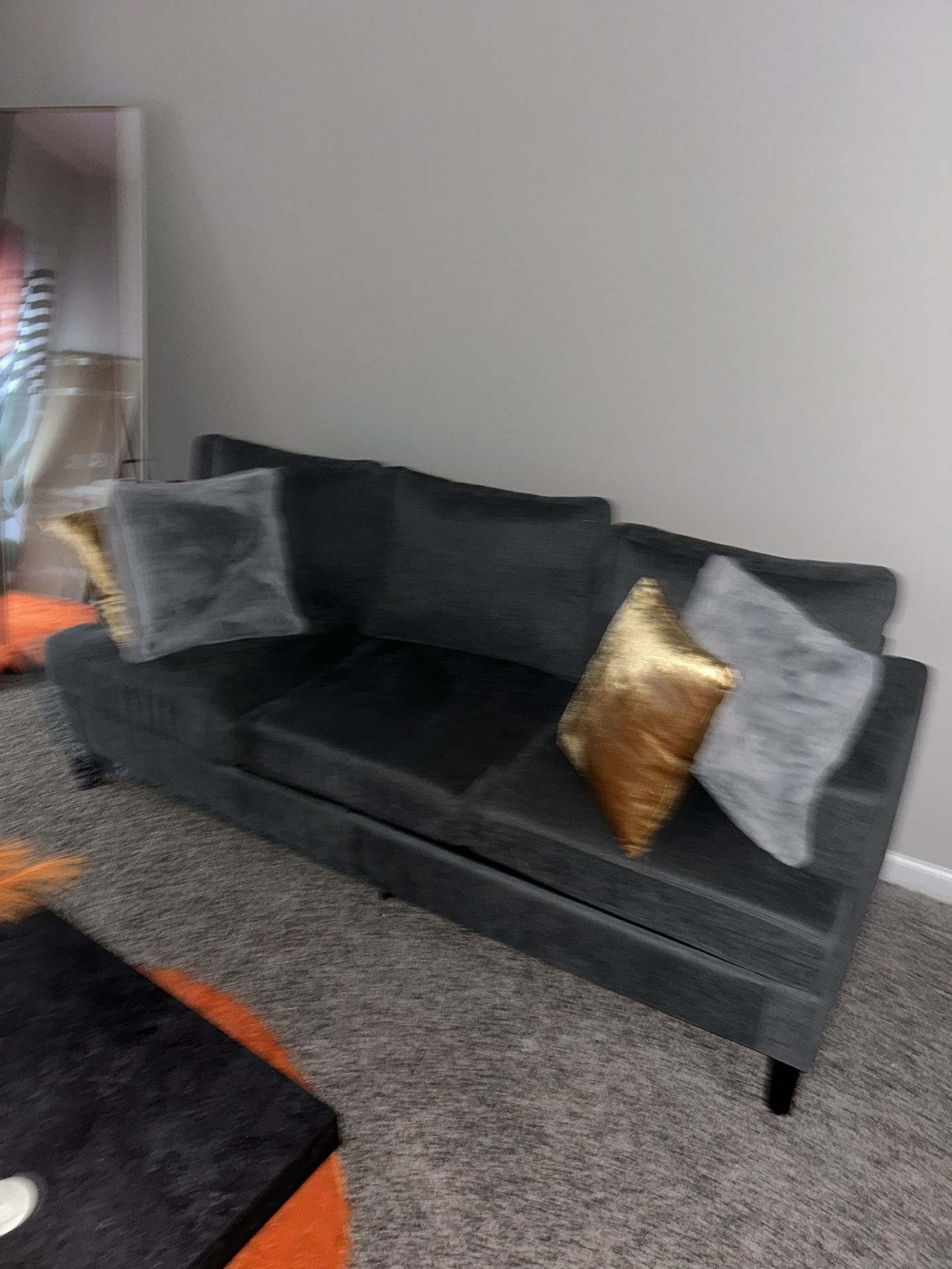 Velvet Couch