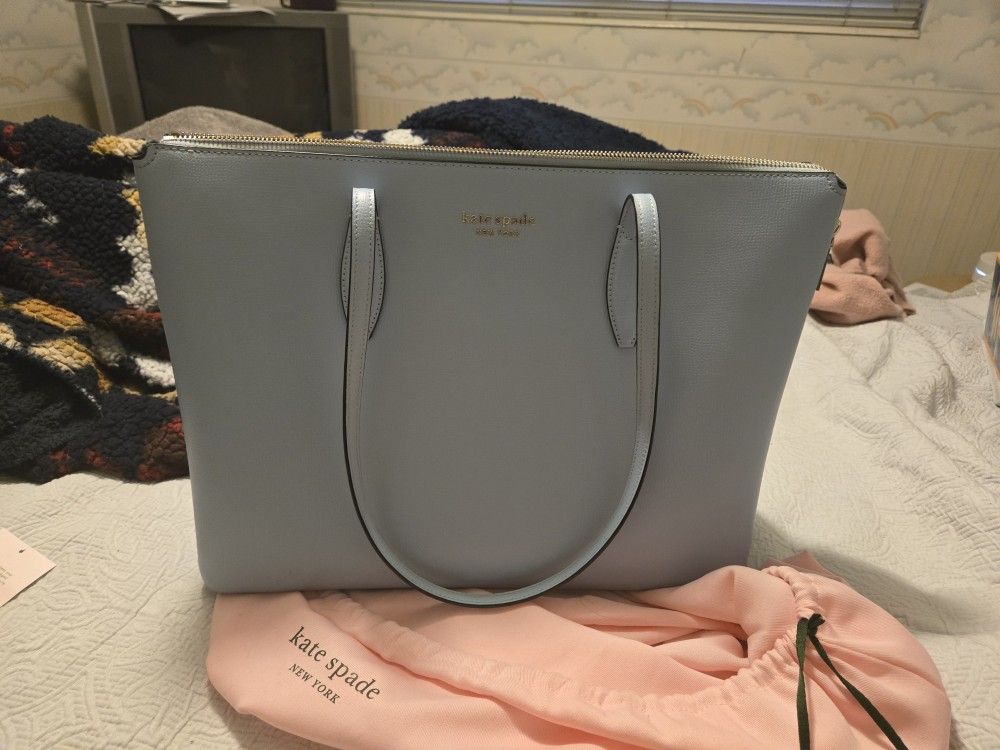 Kate Spade All Day Large Leather Zip Tote