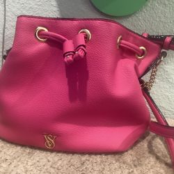 Victorias Secret Small Pink Hobo Bag