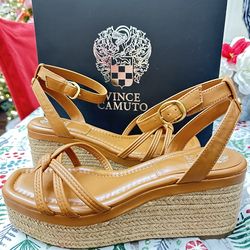 Women’s Vince Camuto Wedge Sandal Size 10m New!