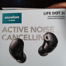 soundcore by Anker- Life Dot 3i Earbuds True Wireless ANC Headphones, 9/36-Hour Playtime, IPX5, Black