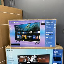 55 INCH SAMSUNG UHD CU7000 SMART 4k TVS AI THIN Q TVS 1 YEAR WARRANTY 