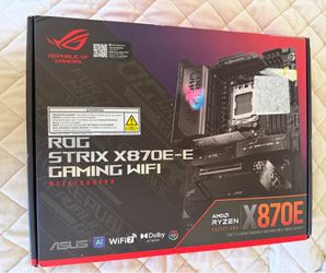 ASUS ROG Strix X870E-E Gaming WiFi AMD AM5 ATX Motherboard Open Box