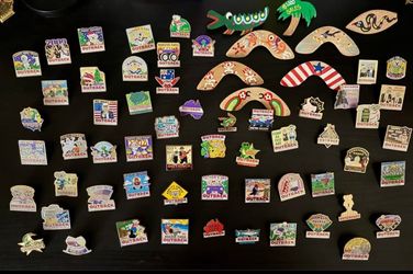 Outback Steakhouse Pin Collection Lot Of 57